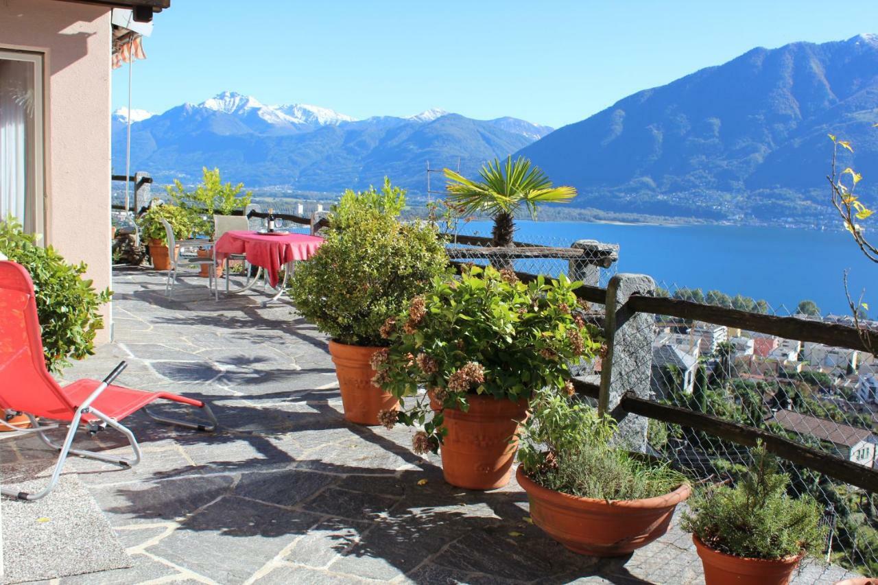 Casa Vista Lago Lägenhet Minusio Exteriör bild